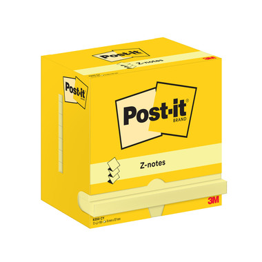 POST-IT Z-Notes 127x76mm R350 CY giallo 12x100 fogli