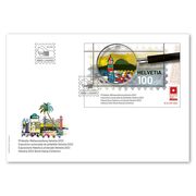 Helvetia 2022 World Stamp Exhibition, First-day cover Miniature sheet of CHF 1.00+0.50on 1 first-day cover (FDC) E6