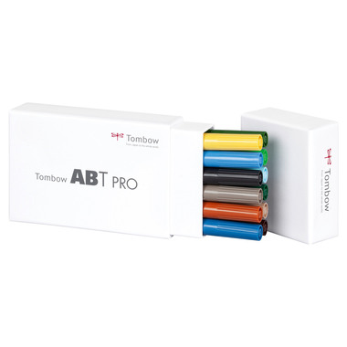 TOMBOW Dual Brush Pen ABT PRO ABTP-12P-4 Landscape Colours 12 Stück