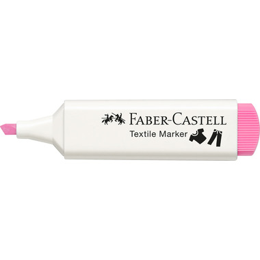 FABER-CASTELL Marqueurs textiles 1.2-5mm 159526 baby rose