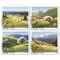 Stamps Series «Swiss Parks» Set (4 stamps, postage value CHF 3.70), self-adhesive, cancelled