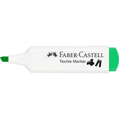 FABER-CASTELL Textilmarker 1.2-5mm 159531 neon grün