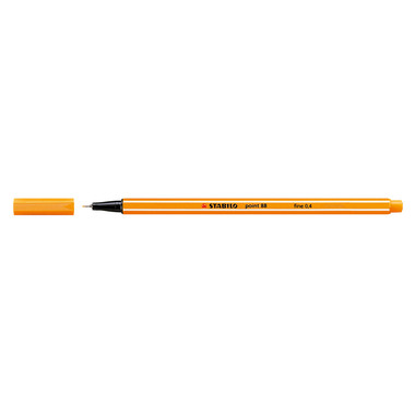 STABILO Penne fibra point 88 0.4mm 88/54 arancia
