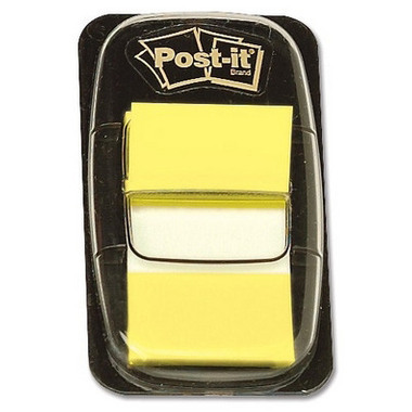 POST-IT Index Tabs 25,4x43,2mm 680-5 jaune/50 tabs