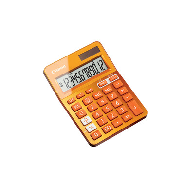 CANON Calcolatrice da scrivania LS123KMOR 12 cifre arancione