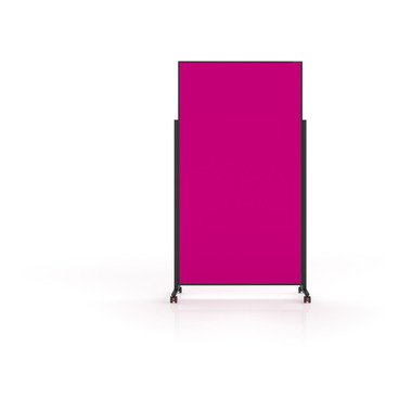 MAGNETOPLAN Design-Moderatorentafel VP 1181218 pink, Filz 1000x1800mm