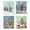 Timbres Série «Noël – Coutumes» Série (4 timbres, valeur d'affranchissement CHF 5.35), autocollant, non oblitéré