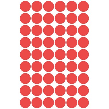 AVERY ZWECKFORM Markierungspunkte rot 3141 12mm 270 Stück