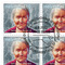 Stamps CHF 1.10 «Gertrud Kurz 1890–1972», Sheet with 20 stamps Sheet «Gertrud Kurz 1890–1972», gummed, cancelled