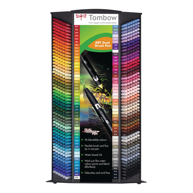 TOMBOW Brush-Pen ABT96CSET Display 96 couleurs, 600 pcs.