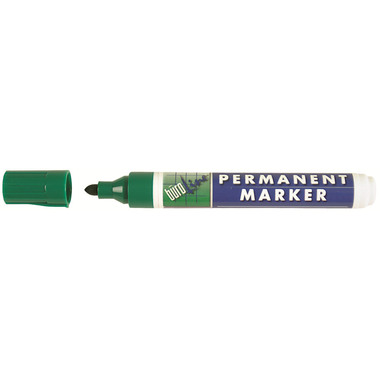 BÜROLINE Permanent Marker 1-4mm 222257 grün
