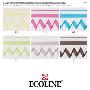 TALENS Ecoline Duotip Basis Set 11609910 6 couleurs