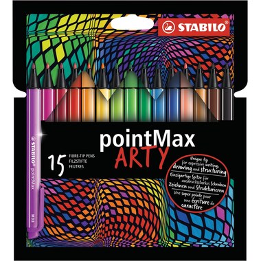STABILO Stylo Fibre pointMax Arty 488/15-1-20 15 pcs. ass.