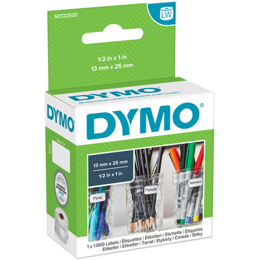DYMO Universal-Etiketten S0722530 non-perm. 25x13mm 1000 Stück