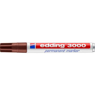 EDDING Permanent Marker 3000 1,5 - 3mm 3000 - 7 brown