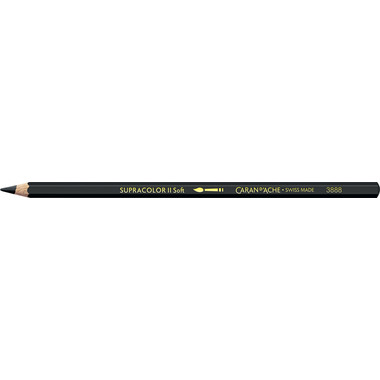 CARAN D'ACHE Crayon coul. Supracolor 3,8mm 3888.496 noir d`ivoir
