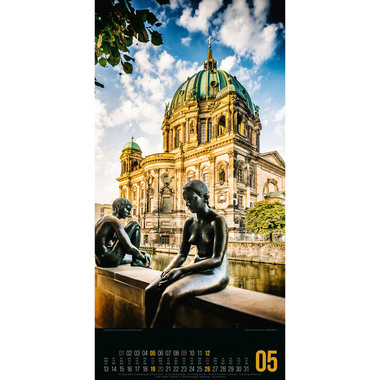 ACKERMANN Inside Berlin Kalender 2024 3407 DE, FR, EN Multicolor, 33x66cm