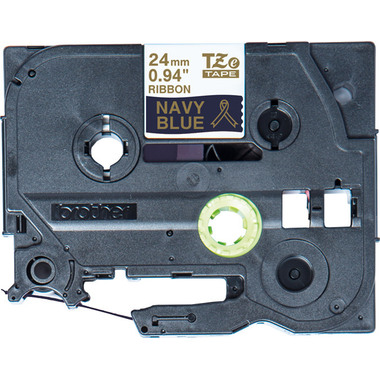 PTOUCH Nastro blu scu./oro TZE-RN54 Sistemi Tze 24mm