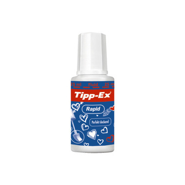TIPP - EX Fluide de correct. Rapid 20ml 885.9932 séchage rapide blanc