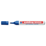 EDDING Marqeur permanent 3000 1.5 - 3mm 3000 - 3 bleu, imperméable 