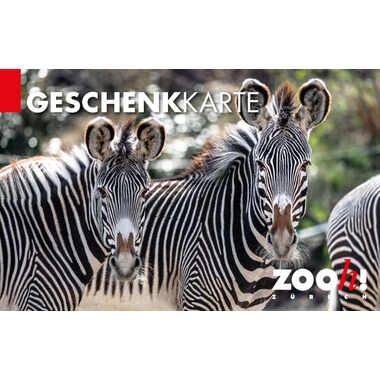 Geschenkkarte Zoo Zürich variabel