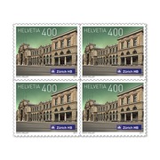 Stamps CHF 4.00 «Zurich», Block of four Block of four (4 stamps, postage value CHF 4.00),self-adhesive, mint