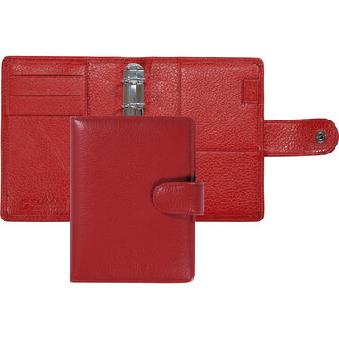 SUCCES Mini carnet à annaux Cadiz 84136545U rouge mit Lasche 6.7x10.4cm