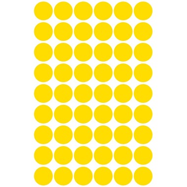 AVERY ZWECKFORM Markierungspunkte gelb 3144 12mm 270 Stück