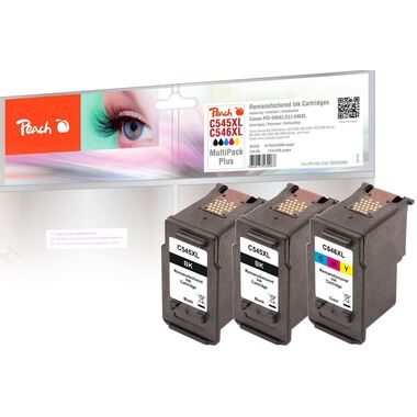 Peach Multi Pack Plus compatible with Canon PG-545XL*2, CL-546XL