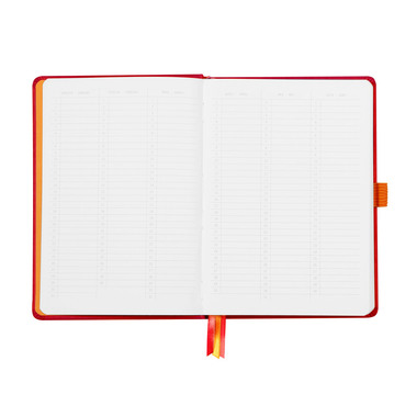 RHODIA Goalbook Notizbuch A5 118582C Hardcover mohnrot 240 S.