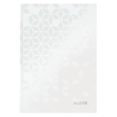 LEITZ Carnet WOW A5 46281001 quadril., 90g blanc perlé