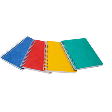 BÜROLINE Spiral notebook 7,6x11,1cm 540203 plaid white