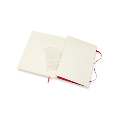 MOLESKINE Carnet XL 854696 en blanc,Soft Cover,scarlet