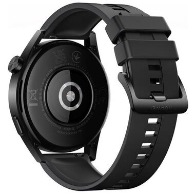 Huawei Watch GT3 Fluorel Strap (46mm, Black)