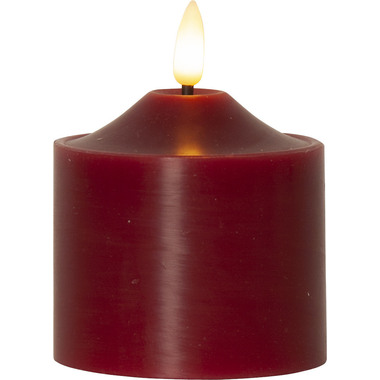 STAR TRADING Candela a LED Flamme 9.5cm 12.061-60 rosso