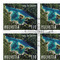 Briefmarken CHF 1.10 «Caumasee», Bogen mit 16 Marken Bogen «Gemeinschaftsausgabe Schweiz – Kroatien», gummiert, gestempelt