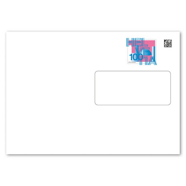 Pre-franked envelopes B Mail 1.00 with window B Mail up to 100 g within Switzerland, C5, units of 10