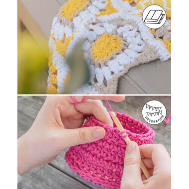 I AM CREATIVE Set de crochets 6201.13 4 & 3 mm 2 pcs.