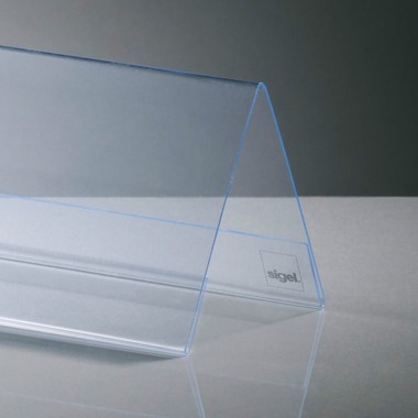 SIGEL Tischsteller Gr. 2 100x60mm TA136 transparent 10 Stück