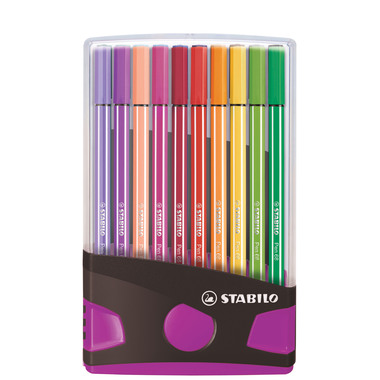 STABILO Fasermaler Pen 68 6820-04-03 20 Stück ass. ColorParade