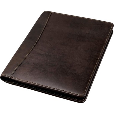ALASSIO Writing Case Monaco A5 30057 vegetable tanned leather brown