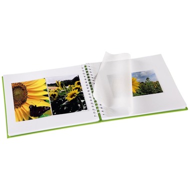 HAMA Album Fine Art 2115 280x240mm, kiwi 25 pages blanc
