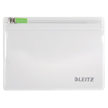 LEITZ Zip-Verschlusstasche XS 40060000 transparent 2 Stück