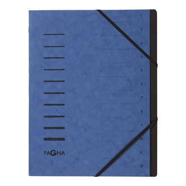 PAGNA Dossier de collection 40059-02 bleu 12 pcs.