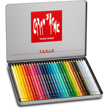 CARAN D'ACHE Crayon de couleur Pablo 666.330 30 couleurs