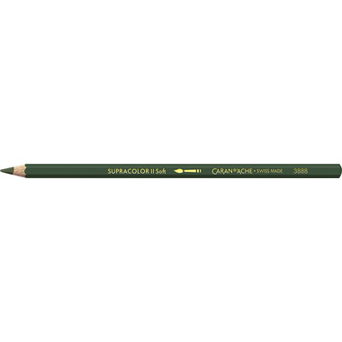CARAN D'ACHE Crayon coul. Supracolor 3,8mm 3888.019 olive noir