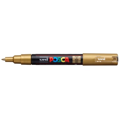 UNI-BALL Posca Marker 7mm PC-1M GOLD or