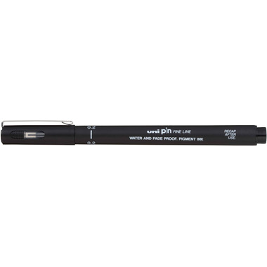 UNI-BALL Fineliner Pin 0,2mm PIN02200(S)B noir