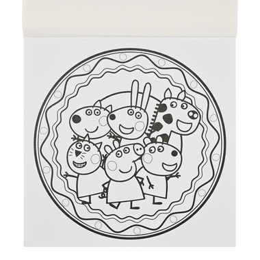 ROOST Livre à dessin Mandala B1986 Peppa Pig 18x18cm
