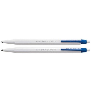 CARAN d'A Ballpoint pen 825 825.260 blue, 2 pcs. Blister
